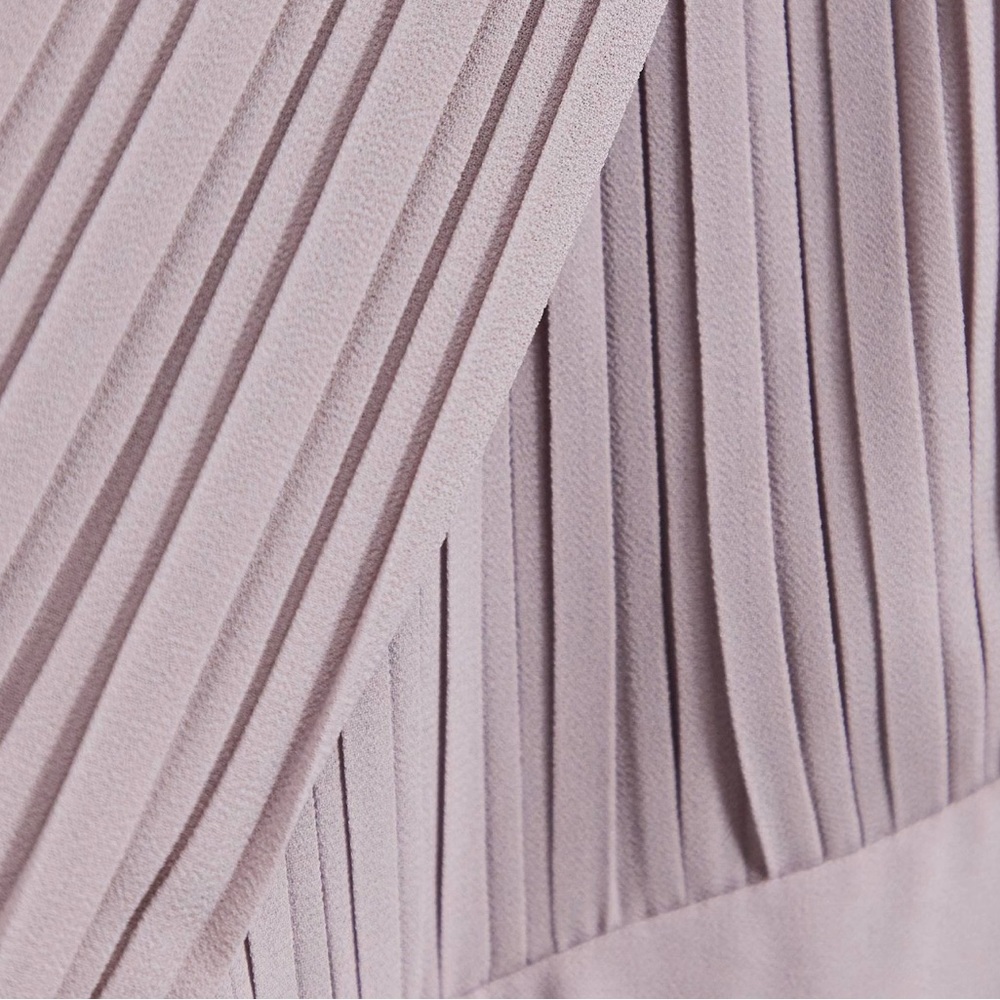 ASOS Maternity Exclusive Pleated Maxi Dress in Gray - Picture 4 of 4